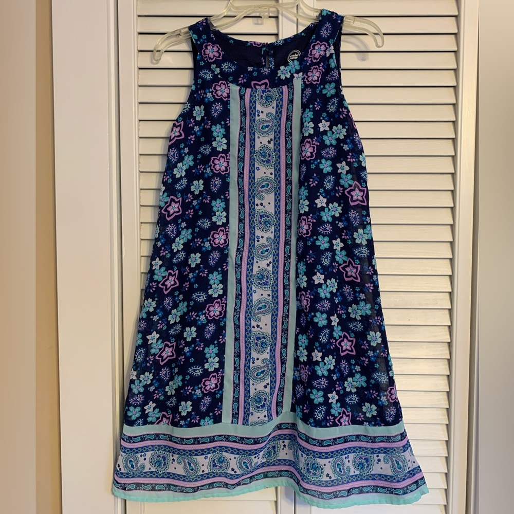 Pretty Wonder Nation Sleeveless Dress - Girl's Size Large (10-12).